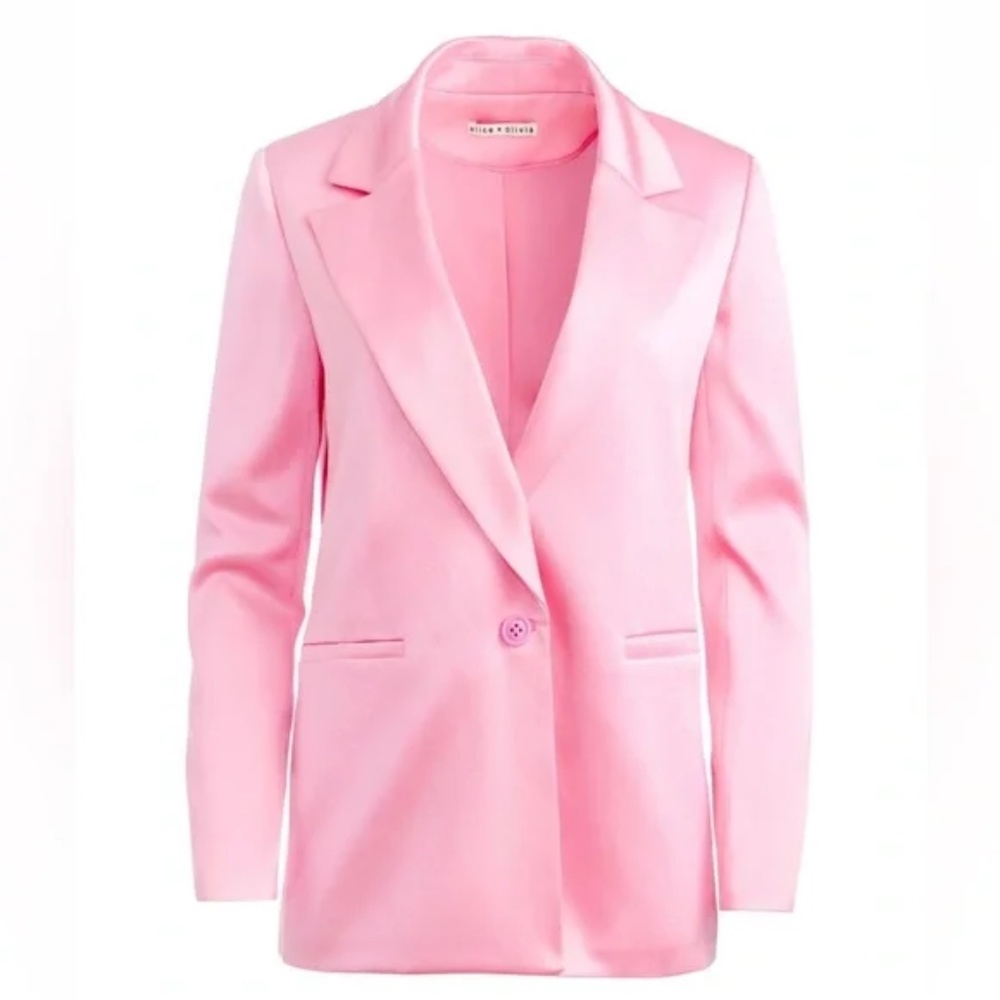 NWOT Alice + Olivia Petal Pink Jacket sz 8 $495